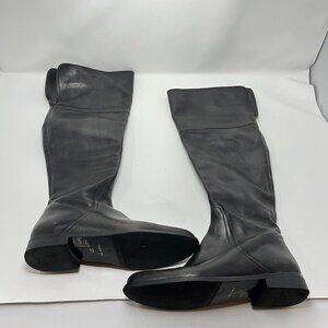Anthropologie Miss Albright flat over-the-knee leather boots 37 women